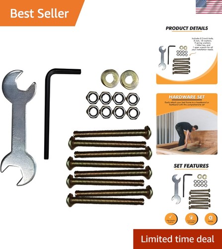 Bed frame hardware set - hardware,